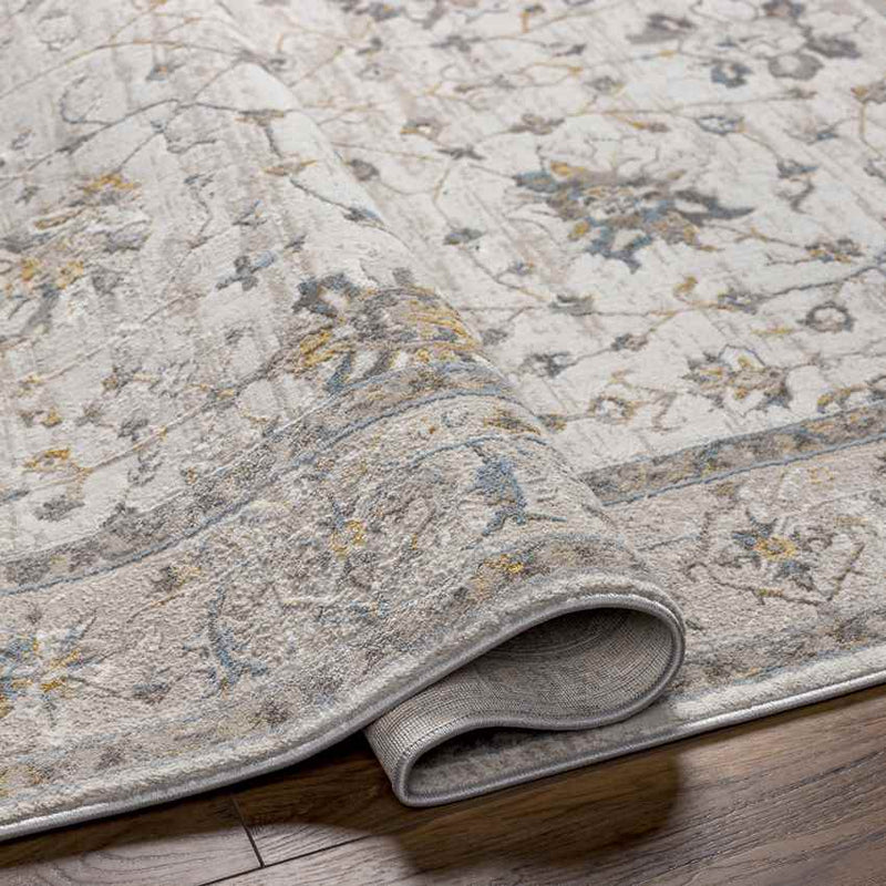 Falls Traditional Ivory Area Rug