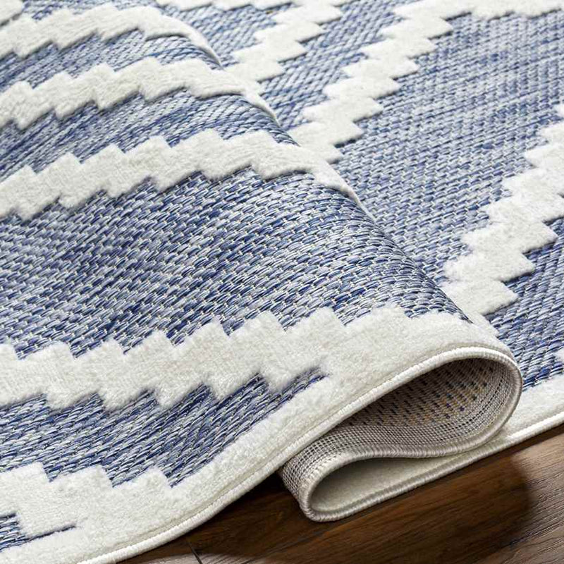 Burrton Modern Denim Area Rug