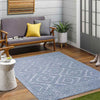 Bushong Modern Medium Denim Area Rug