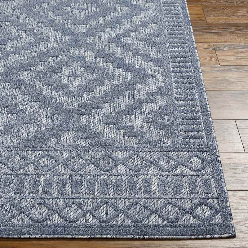 Bushong Modern Medium Denim Area Rug