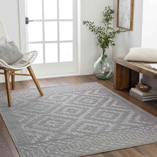 Bushong Modern Taupe Area Rug