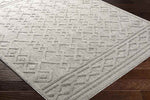 Bussey Modern Beige/Dark Brown Area Rug