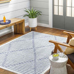 Calvert Modern Denim Area Rug
