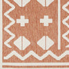 Cantril Modern Burnt Orange Area Rug