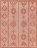 Carpenter Modern Burnt Orange Area Rug