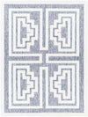 Cassoday Modern Denim Area Rug