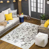 Castalia Modern Ivory/Light Brown Area Rug