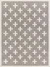 Castana Modern Ivory/Light Brown Area Rug