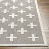 Castana Modern Ivory/Light Brown Area Rug