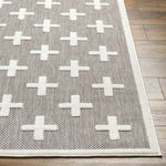 Castana Modern Ivory/Light Brown Area Rug