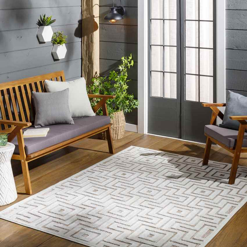 Chanute Modern Brown Area Rug