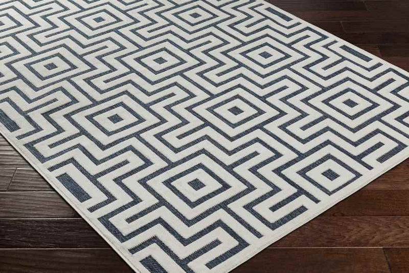 Chanute Modern Denim Area Rug