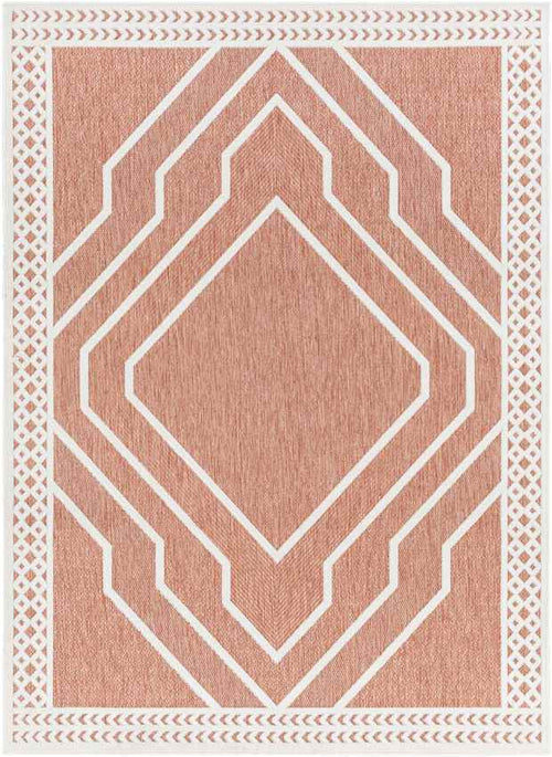 Cheney Modern Burnt Orange Area Rug