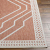 Cheney Modern Burnt Orange Area Rug