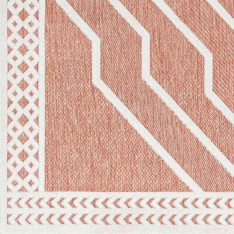 Cheney Modern Burnt Orange Area Rug