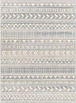 Wamego Global Light Denim Washable Area Rug