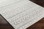 Wamego Global Light Denim Washable Area Rug