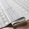 Wamego Global Light Denim Washable Area Rug