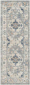 Warfield Traditional Light Gray Washable Area Rug
