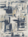 Westburg Modern Navy Washable Area Rug