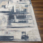 Westburg Modern Navy Washable Area Rug