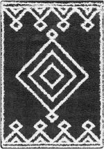 Blaine Modern Black Area Rug
