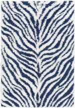 Boomer Modern Dark Blue Area Rug