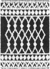Booth Modern Black Area Rug
