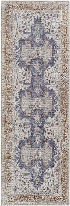 Wickliffe Traditional Ivory Washable Area Rug