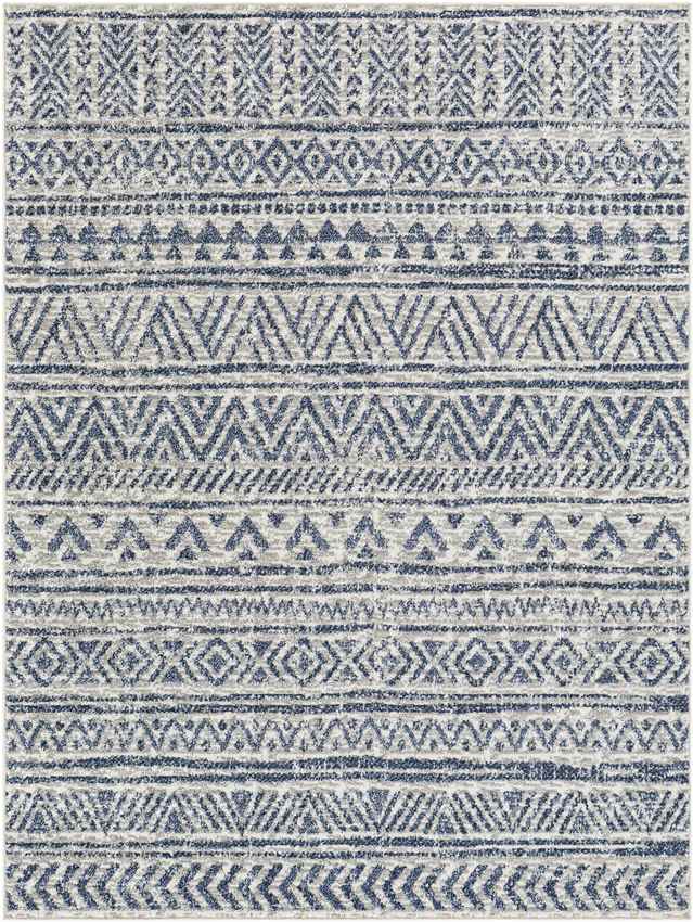 Coralville Global Dark Blue Area Rug