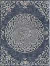 Deep River Cottage Dark Blue Area Rug
