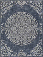 Deep River Cottage Dark Blue Area Rug