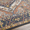 Druid Hills Traditional Burnt Orange Area Rug