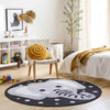 Hazel Green Modern Charcoal Area Rug
