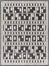 Brownsville Global Charcoal Washable Area Rug