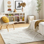 Hutchinson Modern Cream Area Rug