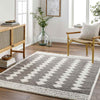 Lick Creek Modern Charcoal Area Rug