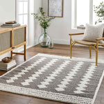 Lick Creek Modern Charcoal Area Rug