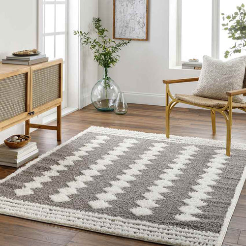 Lick Creek Modern Charcoal Area Rug
