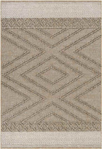 East Orange Modern Taupe Area Rug