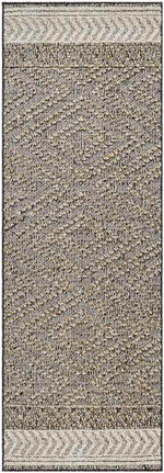 East Orange Modern Dark Gray Area Rug
