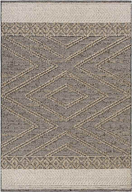 East Orange Modern Dark Gray Area Rug