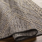 East Orange Modern Dark Gray Area Rug