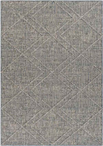 East River Modern Dark Gray Area Rug