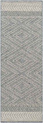 East Orange Modern Gray Area Rug