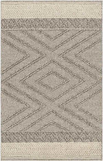 East Orange Modern Medium Gray Area Rug
