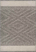 East Orange Modern Charcoal Area Rug