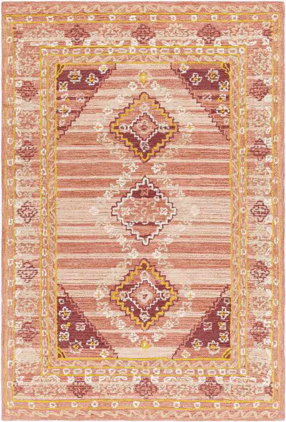Conway Springs Traditional Coral Area Rug