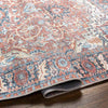 Lorin Traditional Rust Washable Area Rug