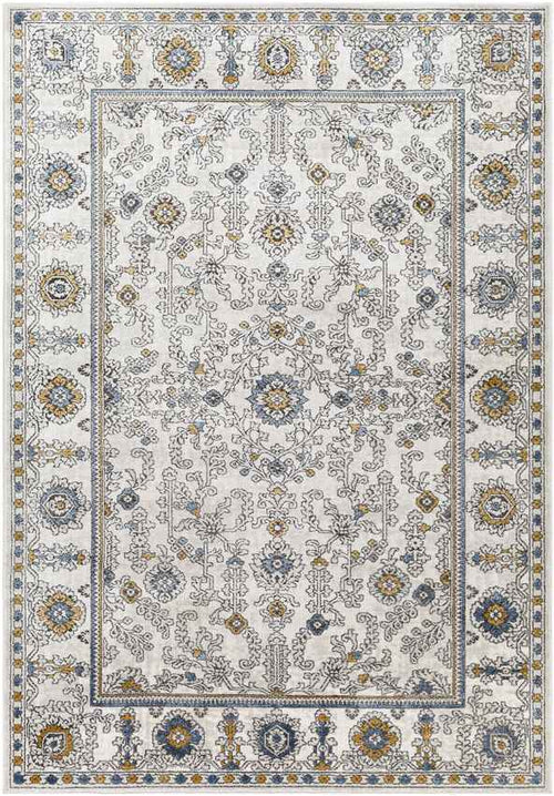 Andru Traditional Ivory Area Rug